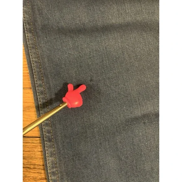 Rare Vintage 70's Retro Wide Leg Levi’s High Waist Indigo Jeans Size 28 - Picture 15 of 15